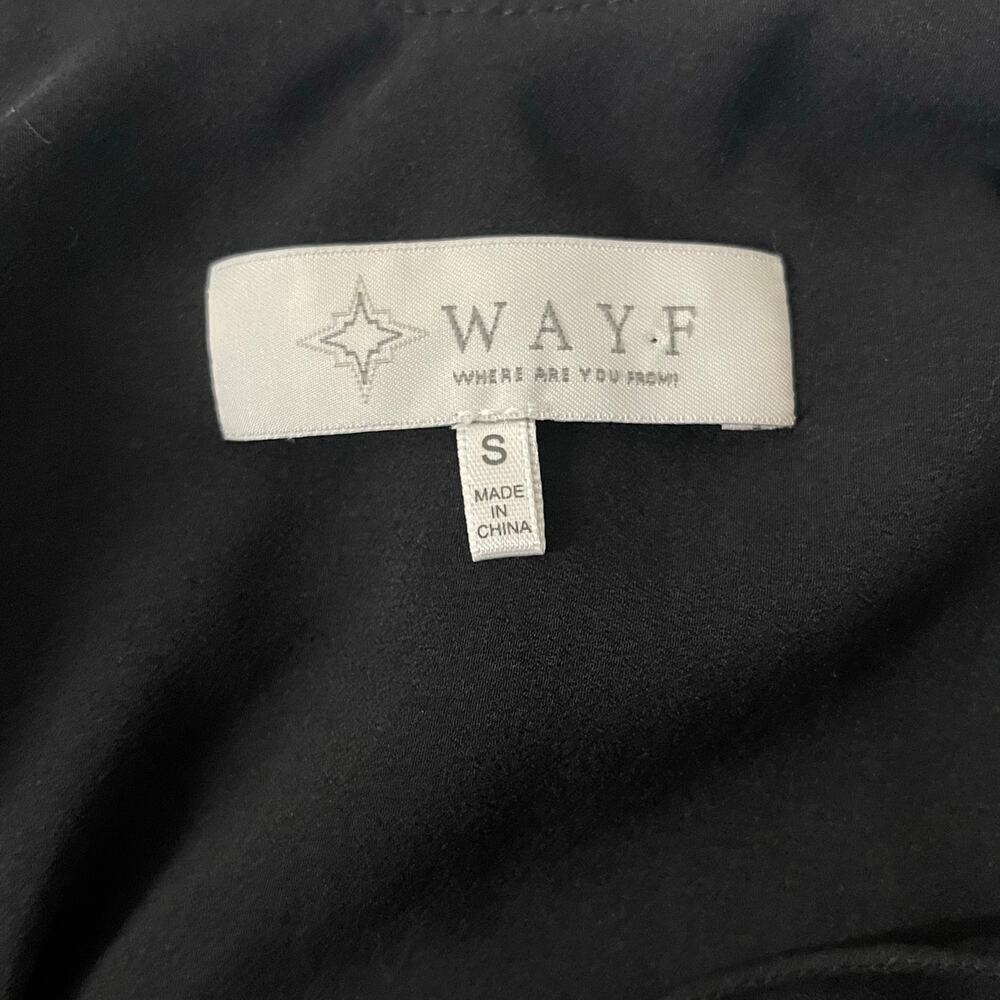 WAYF Women’s Black Chevron Embroidered Camisole Tank Top - Size S - Picture 5 of 5